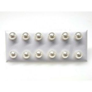 Pendientes de Bola PERLA 6mm.