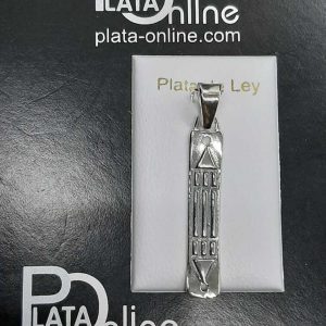 Colgante de plata TABLA ATLANTE 3cm x 5mm
